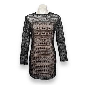 English Factory Black Lace Dress